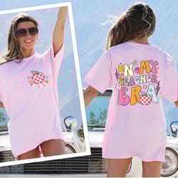 in my teacher era t-shirt, teacher custom name sweatshirt, teacher era shirt, personalized in my teacher era shirt