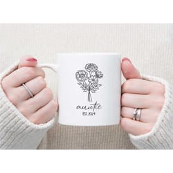 custom auntie mug, personalized mug auntie, custom auntie