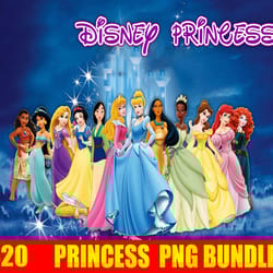 820 disney princess bundle png, disney princess bundle png, disney princess png, disney pnfg, digital download