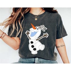 olaf dancing portrait shirt, frozen t-shirt, disney family vacation, disneyland trip
