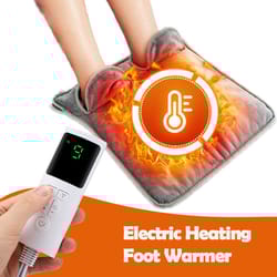 washable electric heating pad blanket, 9 heat settings, 4 timer options, winter warmer for neck, back, waist, foot