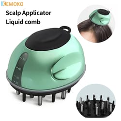 hair growth serum comb, scalp applicator, hair root massage medicine comb, essential oil nourish, anti hair loss care