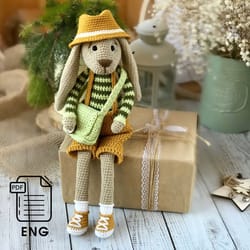 crochet english pattern pdf bunny amigurumi bunny crochet bunny toy