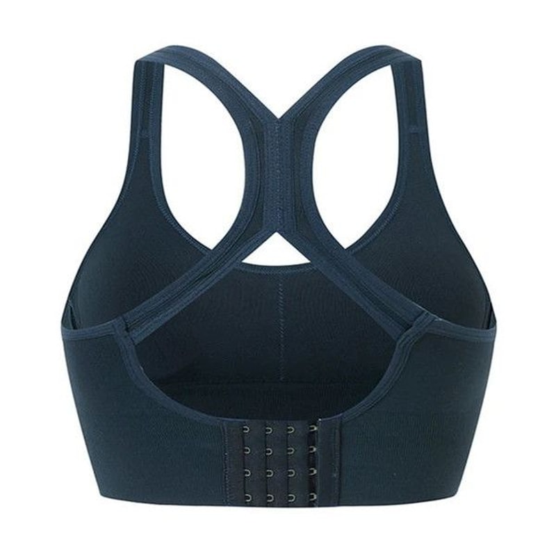 Back Closure Women Bras Sexy Lingerie Fitness Bra Seamless Bralette Gather Pad Shockproof Underwear