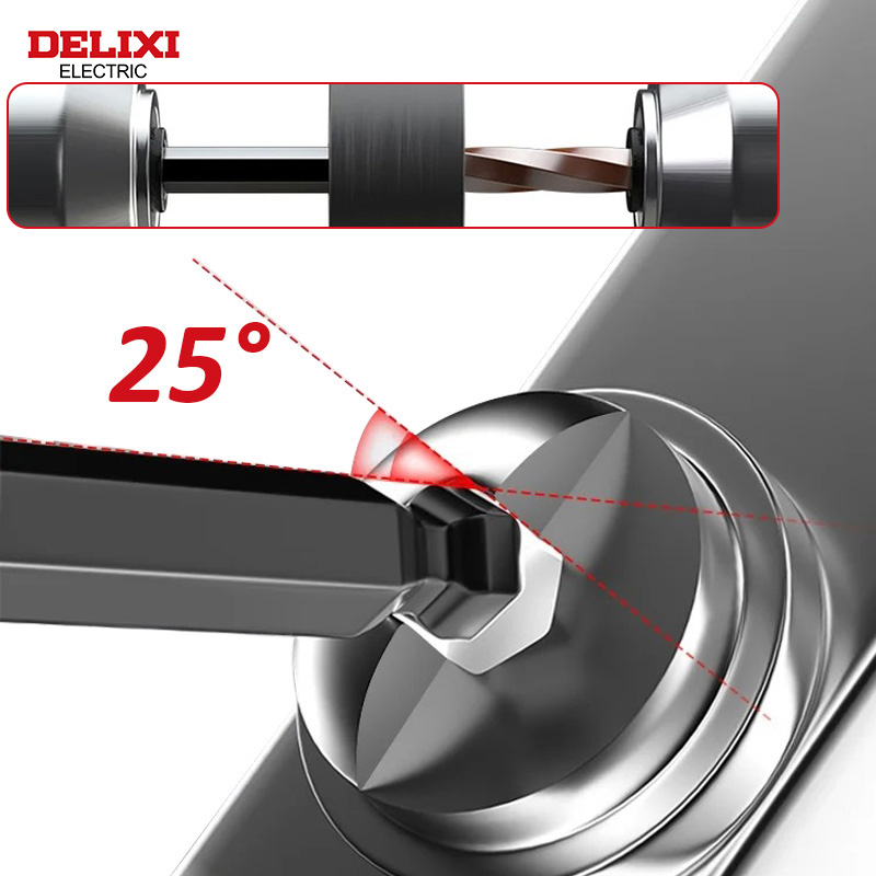 DELIXI ELECTRIC Allen Key Set, Universal Torque Long Metric Hex Wrench Screwdriver for Motorcycles & Bicycles