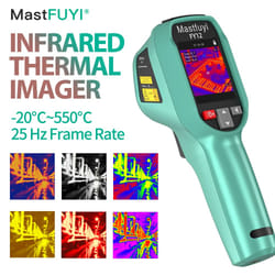 handheld thermal imager, rechargeable infrared camera, durable, waterproof & dustproof design