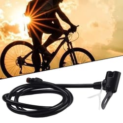 bicycle air pump extension tube hose connector for bike tire inflator, durable nozzle accessories for easy pumping