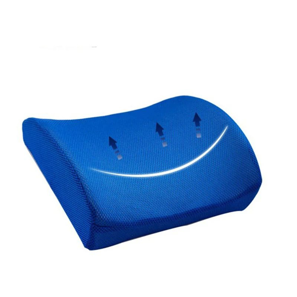 Car Lumbar Support Cushion Memory Foam Waist Pillow Ergonomic Auto Seat Back Cushion For Car Office 4
