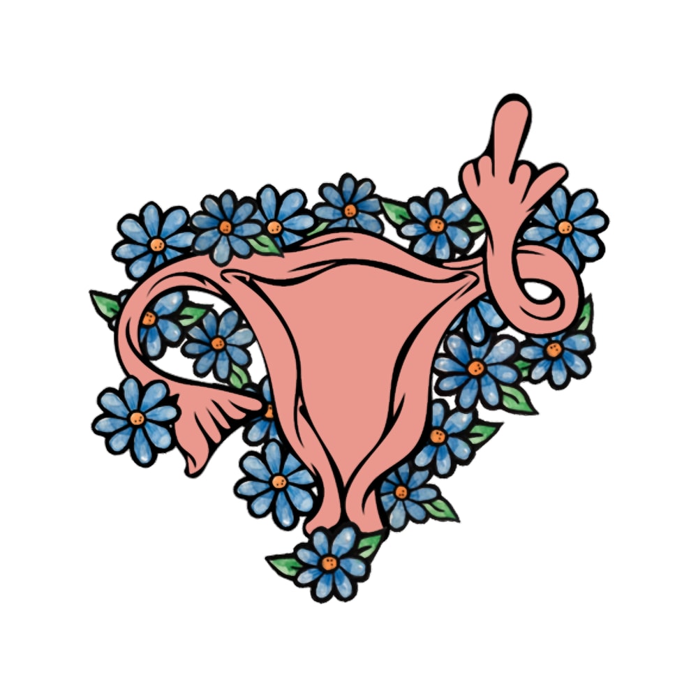 Middle Finger Uterus Pro-choice Feminist.png