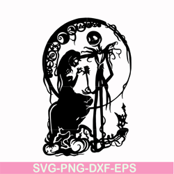 nightmare before halloween svg, png, dxf, eps digital file hlw0035
