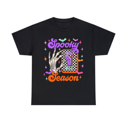 "spooky season shirt, halloween shirt, fall shirt, fall shirts, spooky seaon shirts, retro spooky season shirt, retro ha