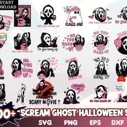 scream ghost halloween svg, png, eps, dxf, halloween bundle svg, halloween images for cricut, digital file