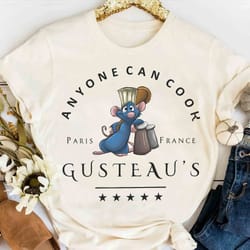 ratatouille remy little chef anyone can cook shirt, disney pixar remys ratatouille advent
