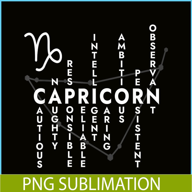 CPB28102366-Proud Capricorn PNG Zodiac Characteristics PNG Astrology Sign PNG.png
