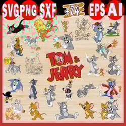 74 tom and jerry svg, looney tunes svg, tom and jerry running svg, tom and jerry png