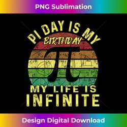 born on pi day 14 march birthday saying happy pi day - classic sublimation png file - tailor-made for sublimation craftsmanship