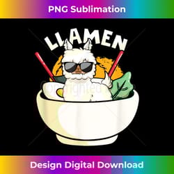 cute ramen lover japanese foodie llama animal fan - bespoke sublimation digital file - ideal for imaginative endeavors