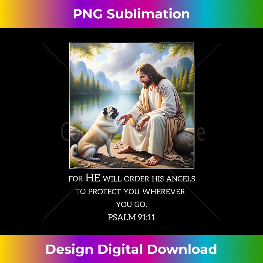 XD-20231219-9287_Jesus with Dogs Psalm 99 11- Jesus and a Pug Tank Top.jpg