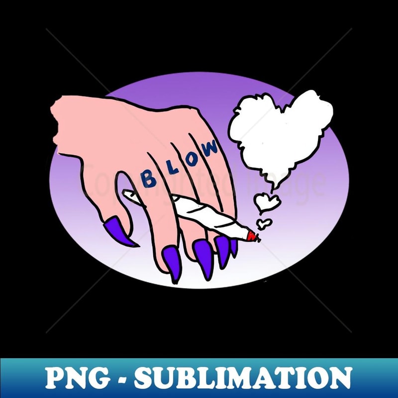 Weed Blow 1 - Elegant Sublimation PNG Download