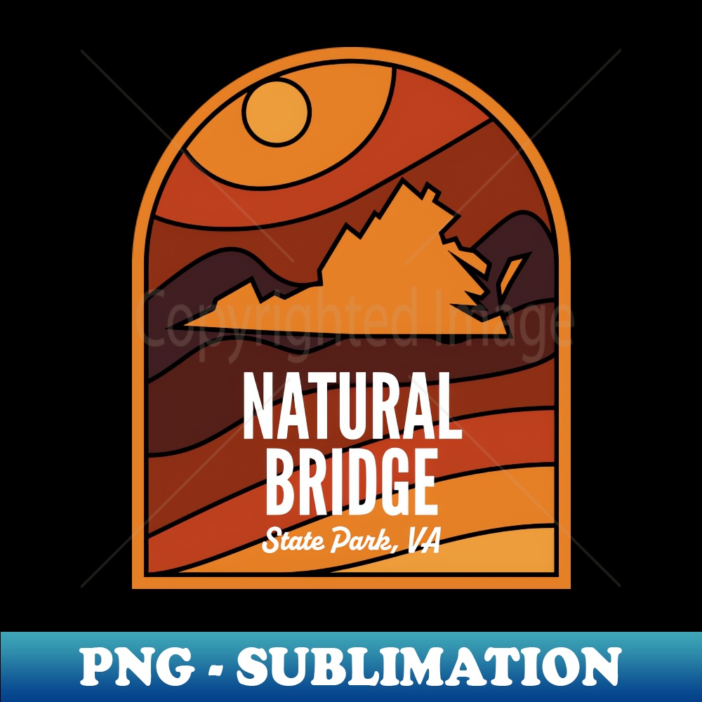 Natural Bridge State Park Virginia - Premium PNG Sublimation File