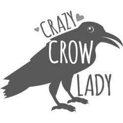 crazy crow lady