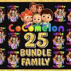 cocomelon birthday party shirt , cocomelon familys, sublimation , cocomelon bundle cocomelon, graci_s corner png
