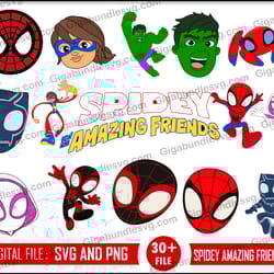 spidey and his amazing friends svg bundle, spidey and his amazing friends png, spidey svg, spidey shirt, spidey birthday