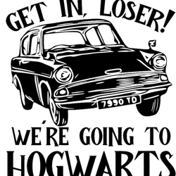 get in loser were going to hogwart wizard flying car harry potter harrypotter