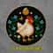 Spring Hen Cross Stitch Pattern Farmhouse Easter Embroidery With Flowers Eggs 2
