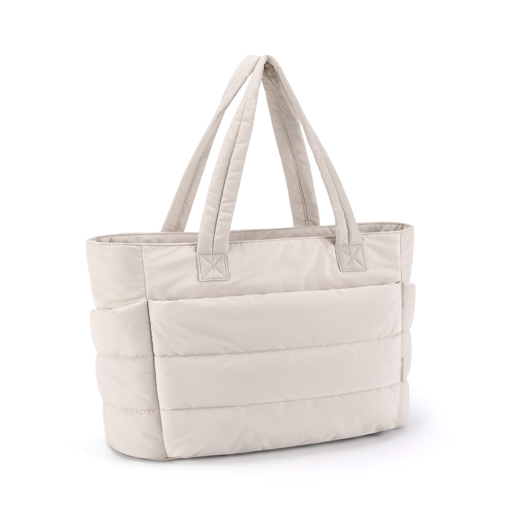 Large Capacity Tote Bag for Women, Puffer Padded Handbag for Travel, Work & School