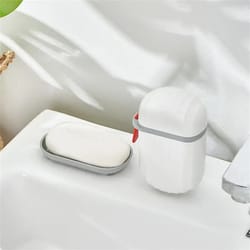 portable soap dishes sealed storage box, waterproof & convenient soap box for travel, home, and outdoor use