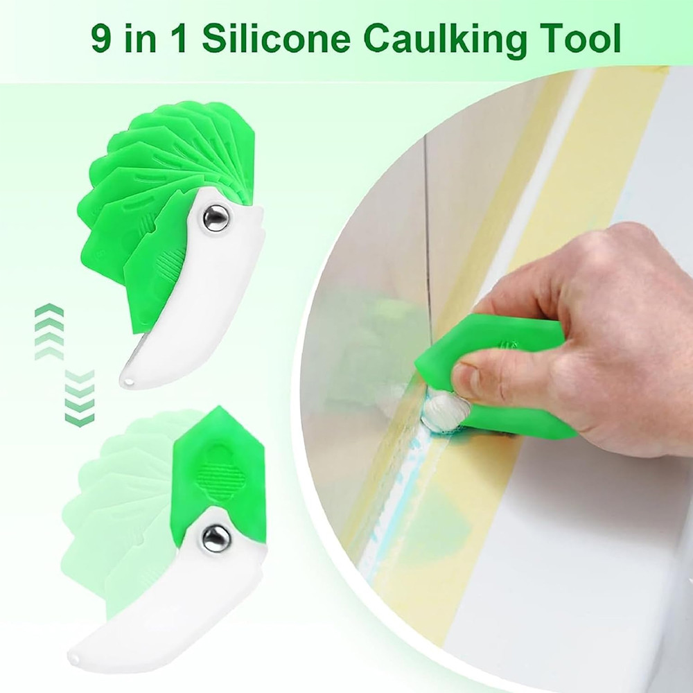 MultiAngle Caulk Finishing Tool Professional Grade Silicone Spatula for Smooth Joint Sealant Appli