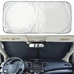 car windshield sunshade cover, foldable uv protection sun shade | auto window visor & heat protector