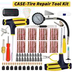 universal car tire repair tool set, emergency kit for motorcycle, electric vehicle, and vacuum tire quick repair