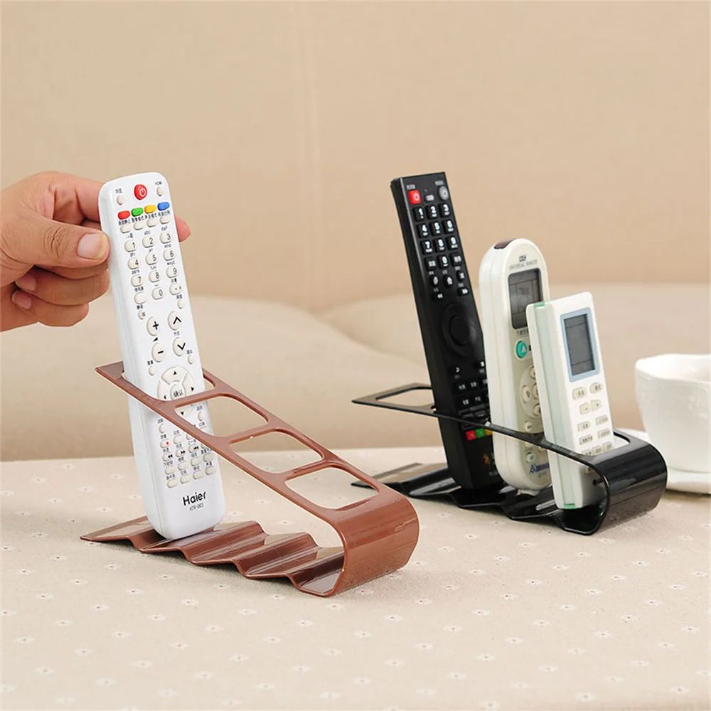 Remote Control Storage Rack Modern Desktop Bracket For TV AC Remotes And Gadgets In Home Or Office 0