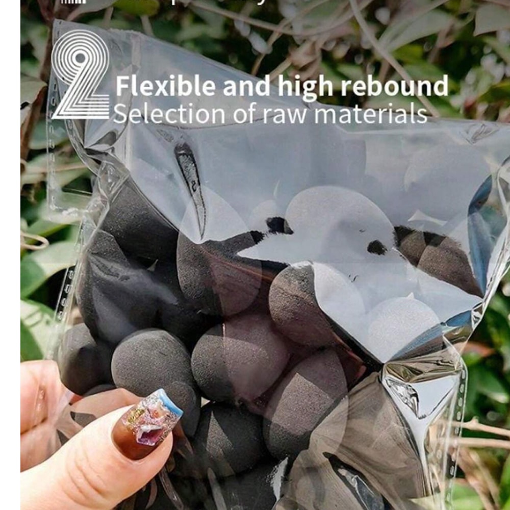 Mini Finger Puff Beauty Sponge DualPurpose Makeup Blender For Cream Powder Concealer 6