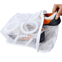 laundry bag shoes washing drying mesh sneakers protective pouch