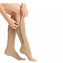 compression socks for men women, calf high medical anti fatigue stockings for circulation, travel, sports, recovery