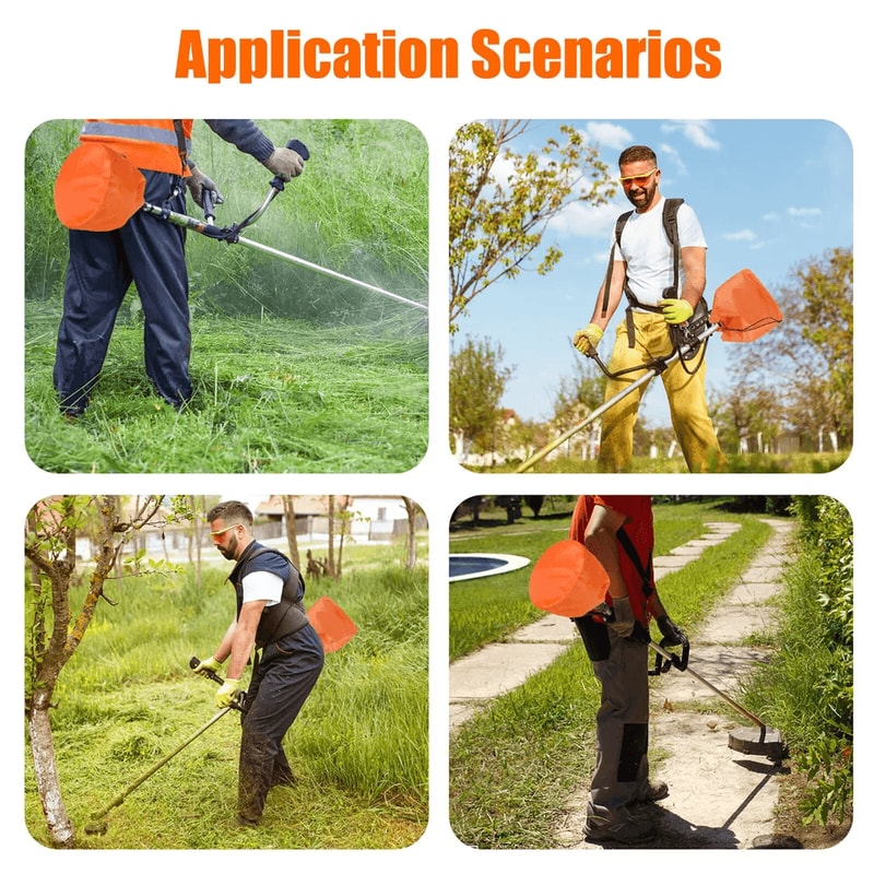 Waterproof Dustproof Engine Covers For Weedeater Trimmer Orange Protection Wrap 2