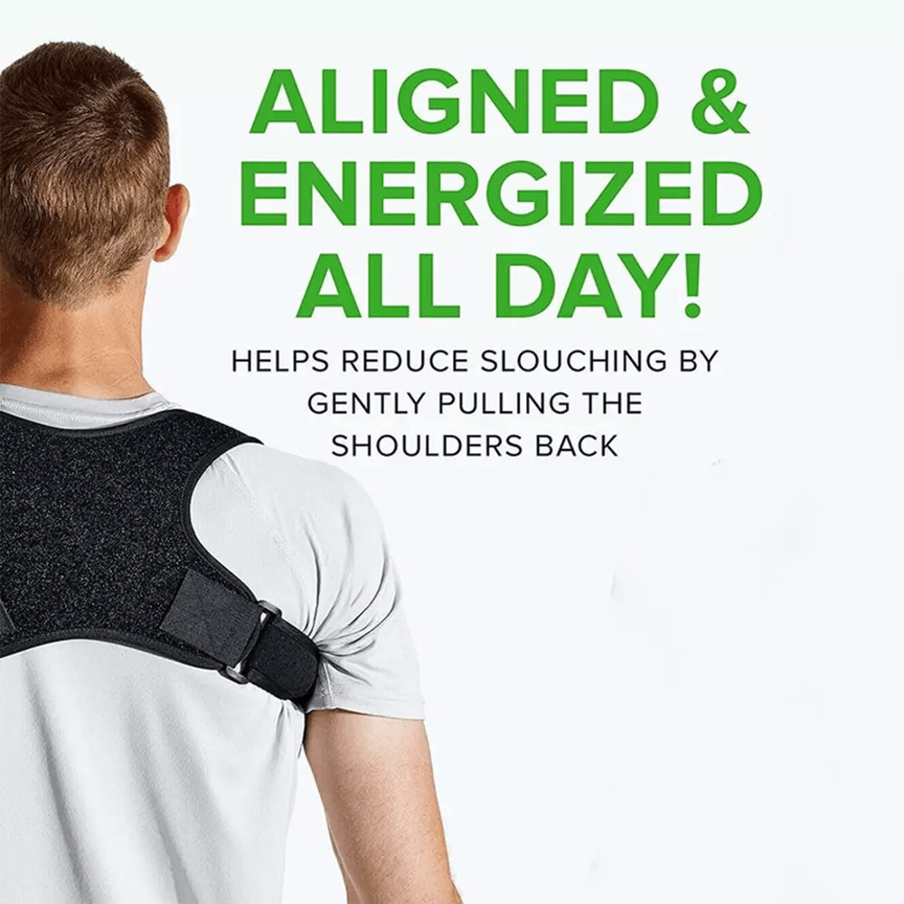 Orthopedic Adjustable Posture Corrector Back And Shoulder Support Brace Belt For Men  Women Spine A 6
