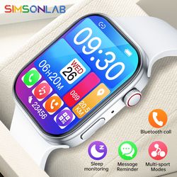 hd screen smartwatch, bluetooth call fitness tracker, sleep and health monitor for women, men, gift