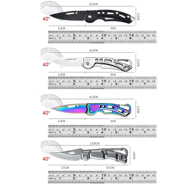 Premium Stainless Steel Fruit Peeling Knife NonSlip Handle Utility Knife For Kitchen Accessories 11