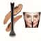 Dual End Nose Contour U Shaped Makeup Brush, Nose Shadow Makeup Brushes, Face Highlighting Eyeshadow Contour Brush Tool