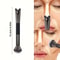 Dual End Nose Contour U Shaped Makeup Brush, Nose Shadow Makeup Brushes, Face Highlighting Eyeshadow Contour Brush Tool