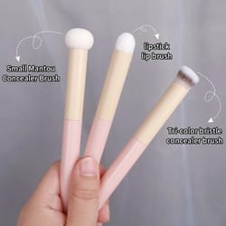 makeup brushes set soft mushroom sponge head, concealer brush, lipstick lip powder puff, foundation contour tools
