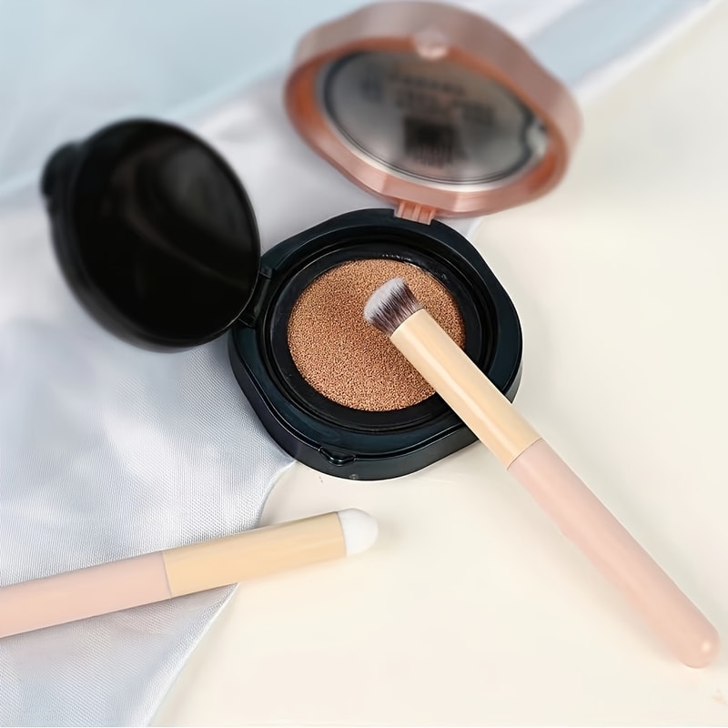 Makeup Brushes Set Soft Mushroom Sponge Head Concealer Brush Lipstick Lip Powder Puff Foundation Co 2