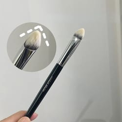 karsyngirl foundation concealer makeup brushes, contour highlight detail brush cosmetic beauty, three sided slope tool