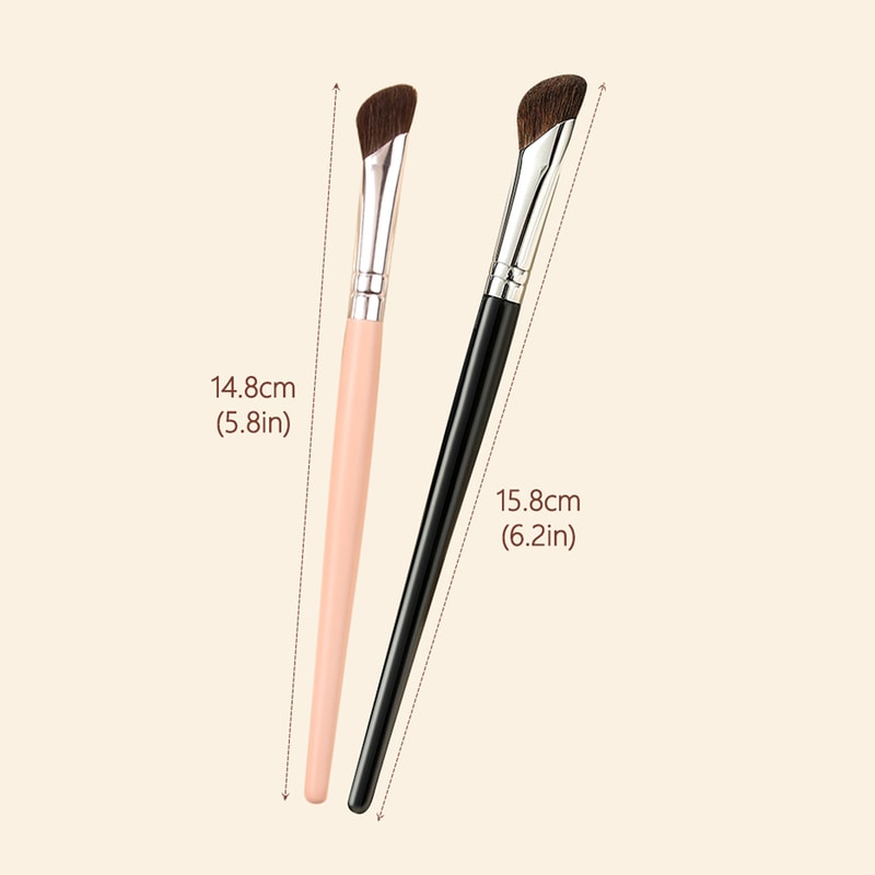 Dual Color Horsehair Nose Shadow Brush Sickle Shaped Contour Brush Multi Functional Makeup Brush Se 5