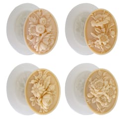 morning glory relief resin plaster mould, peony flower soap silicone mold, plant fondant chocolate mousse cake molds