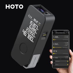 hoto smart laser measure pro, rechargeable laser ruler with led display, intelligent digital laser tape measure & range